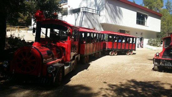 tren turístico parque cinegético collado del almendralSierra de Cazorla